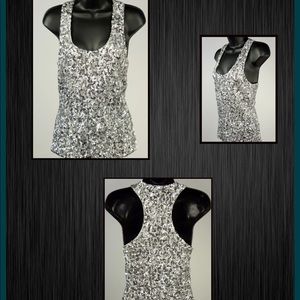 Alice + Olivia sequin tank owned by Alicia Keys